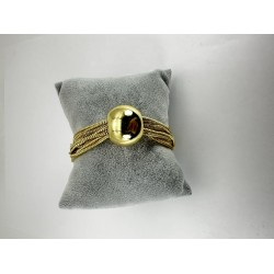 Gold Halkalı Top Bileklik 